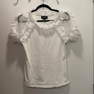 Gracia- White blouse. Size L but fits like a S.